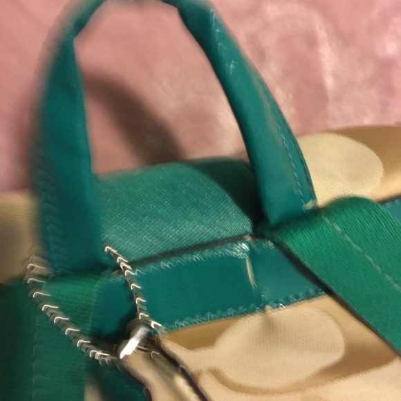 Coach Signature Cloth Backpack - Picture 3 of 5